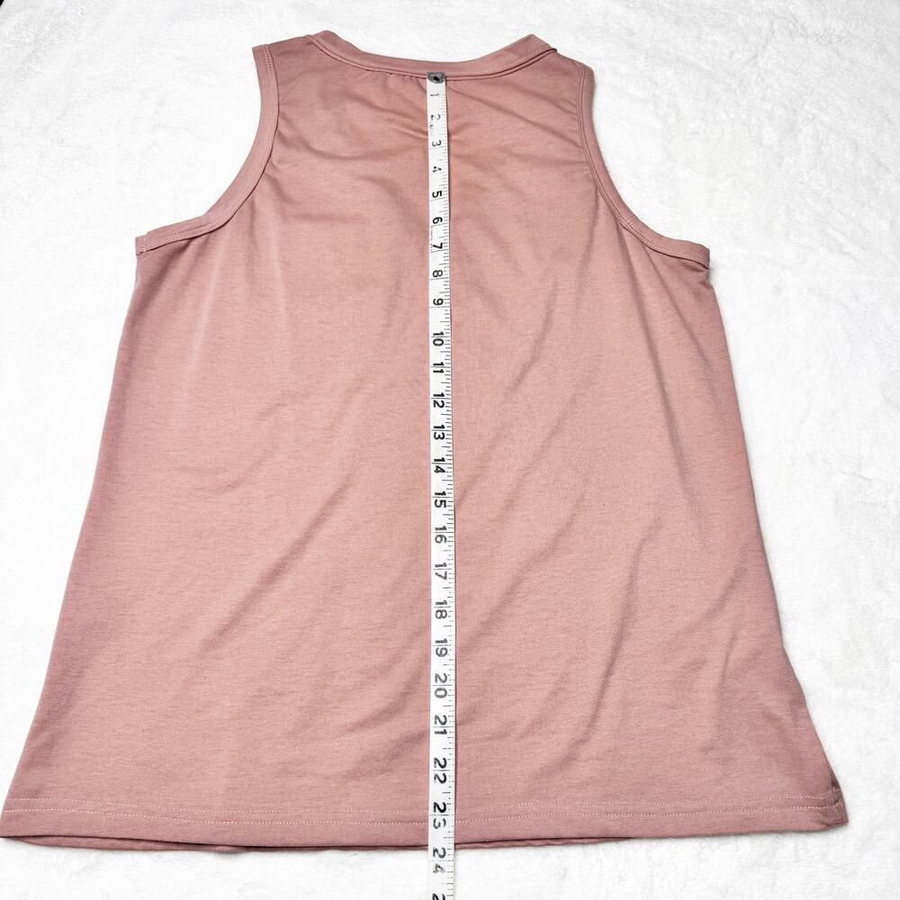 EMERY ROSE Pink V-neck Sleeveless Tank Top size Medium - Picture 4 of 5